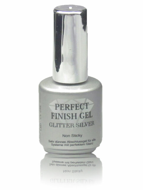 Perfect Finish Gel Glitter Silver 12 ml