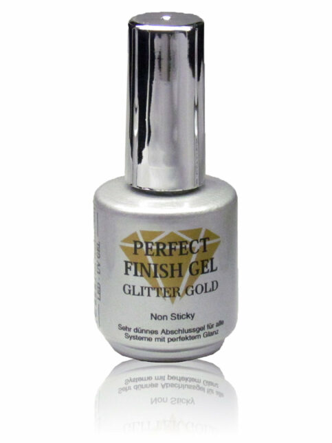 Perfect Finish Gel glitter gold