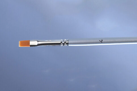 Gel-Pinsel Gr. 4 - Silber