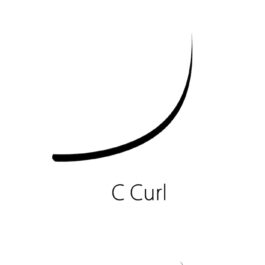 Flat Lashes Elipsenförmig C-Curl 0,20 Länge 0,10 mm