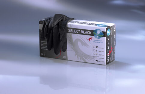 Handschuhe Latex schwarz – Gr. XS