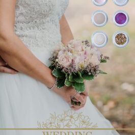 Polish plant based Wedding Collection Glitter Champagne